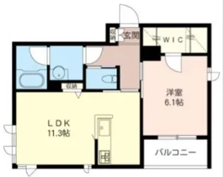 enpy南雪谷【2階】の間取り
