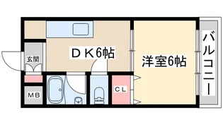 大旺第3マンション【4階】の間取り