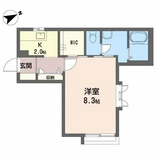 ディア・コート小松島II【2階】の間取り