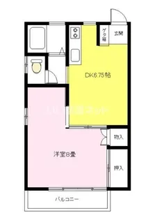 ハイツ倉持【1階】の間取り