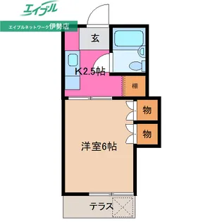 サンシャインA【1階】の間取り