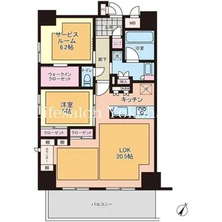 ミオカステーロ新横浜III【5階】の間取り