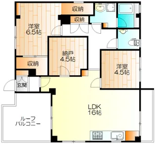 ソルトハウス【2階】の間取り