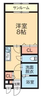 L collection新大西【1階】の間取り