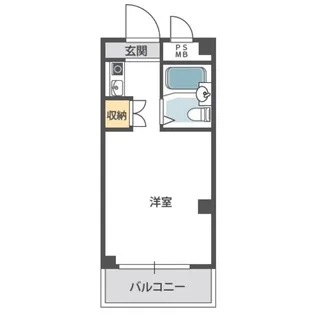 メゾン真法院【5階】の間取り