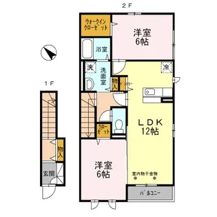 メゾン・ド・リベール【2階】の間取り