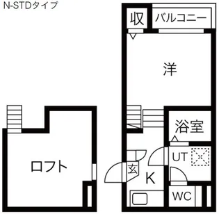 Belle Demeure【1階】の間取り
