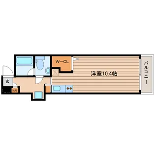 コンフォートEXE連坊ステーション【7階】の間取り