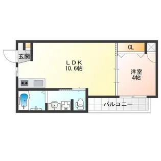 Fmaison住吉公園南【3階】の間取り