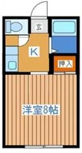 タケダコーポ【2階】の間取り