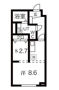 フォレスト柏木【1階】の間取り