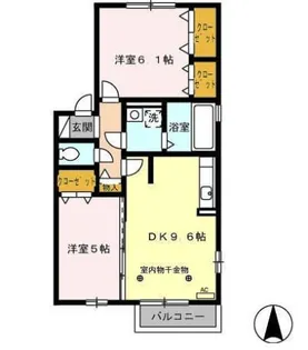 アルカンシエル【1階】の間取り