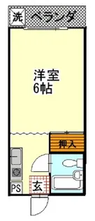 サードフロンティア【1階】の間取り