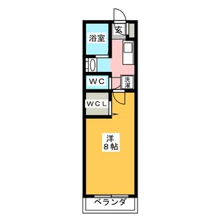 PALASE HAYASI【2階】の間取り