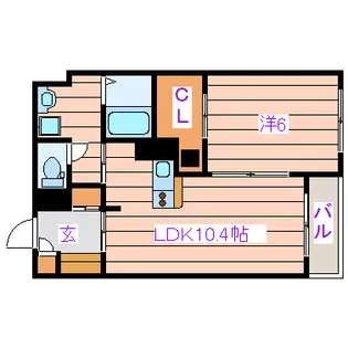 セレブリゾート旭ヶ丘【1階】の間取り
