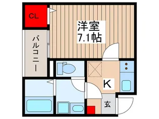 ジーメゾン見沼新提【3階】の間取り