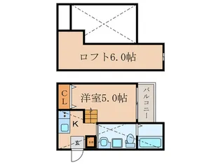 リーフコート桃山【1階】の間取り