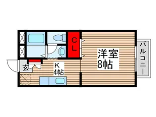 グランディール・シーコA棟【1階】の間取り