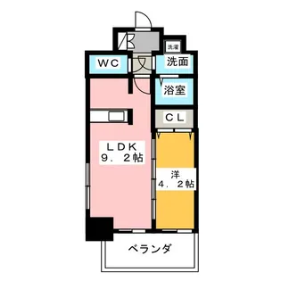 ファステート名古屋ラプソディ【2階】の間取り