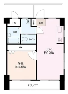 LAZ PARKHILLS【3階】の間取り