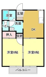 グリーンハイツ1【2階】の間取り