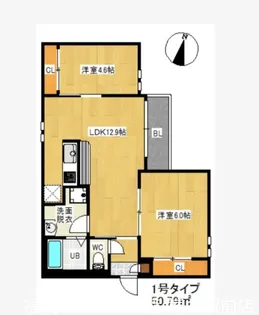 Kファースト【2階】の間取り