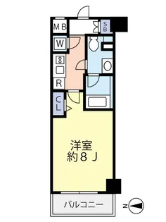 グランヴァン小竹向原【1階】の間取り