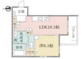 (シニア限定)ヘーベルヴィレッジ練馬ASAHIDAI【3階】の間取り
