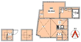 Grande House 亀有【3階】の間取り