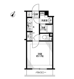 プレール・ドゥーク桜台【1階】の間取り