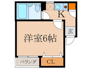 フロ-レンスえいと【3階】の間取り