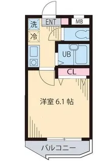 ルーチェ中野中央【1階】の間取り