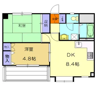 リバティー川口【2階】の間取り