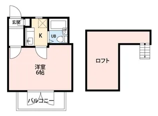 ジュネパレス松戸第59【1階】の間取り