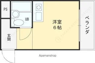アリーヴェデルチ小阪【3階】の間取り