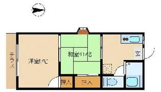 グランデュール鵜の木【1階】の間取り