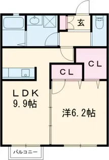 Paddy Less【1階】の間取り