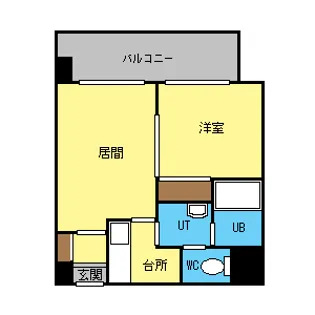 フランセジュール北20条【3階】の間取り