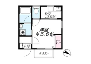 セントフィオーリ【1階】の間取り