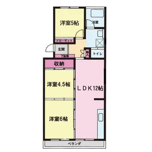 小林ハイツ【2階】の間取り
