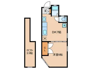 Kハイム【2階】の間取り
