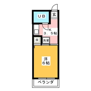 イーストマリン【1階】の間取り