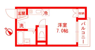 ラウレア【1階】の間取り