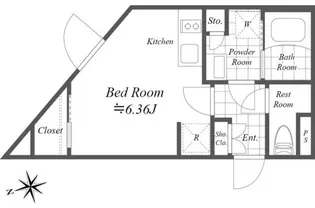 Reve Residence 白金台【1階】の間取り