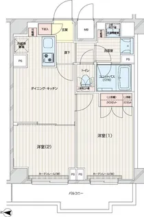 ルーブル本羽田【6階】の間取り