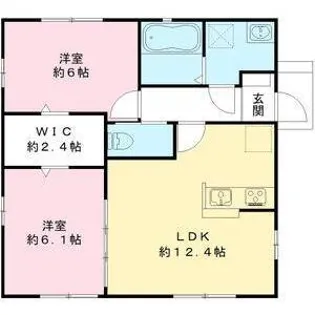 ネクスト西大道【1階】の間取り