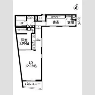 デコール代官山【1階】の間取り