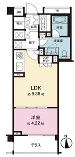 小田急コアロード目白【1階】の間取り