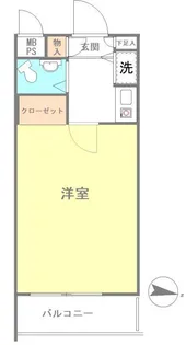 ライオンズマンション大島【6階】の間取り