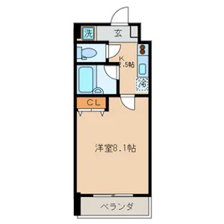 N.K. MANSION【5階】の間取り